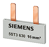 5ST3633 Peine de espigas, 16 mm², conexión: 2x (1 fase+bloque contactos aux./señ. f