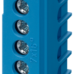 8GS4030-2 ALPHA-ZS, borne de N, 7 polos, 7 × 16 mm², azul