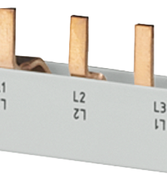 5ST3645 Peine de espigas, 16 mm², conexión: 4 × 3 fases con protección contra conta