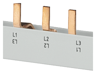 5ST3770-3 Peine de espigas, 16 mm², 56 mód., 4 fases, recortable para interruptor aut