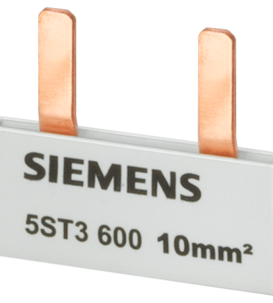 5ST3600 Peine de espigas, 10 mm², conexión: 2 × 1 fase, con protección contra conta