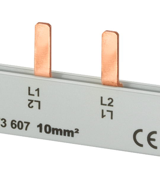 5ST3606 Peine de espigas, 10 mm², conexión: 2 × 2 fases, con protección contra cont