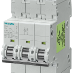 5SJ4302-8HG42 Automático magnetotérmico 10 kA, de 3 polos, D, 2 A, según UL 489-480&amp;