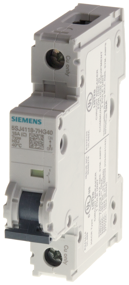 5SJ4120-8HG40 Automático magnetotérmico 240 V 14 kA, de 1 polo, D, 20 A, p = 70&amp;nbsp