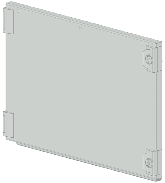 8PQ2022-8BA03 SIVACON S4, Puerta de compartimento para espacio superior con inscripción de cam