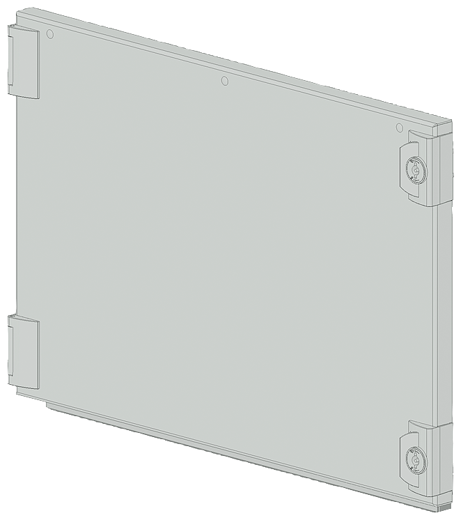 8PQ2022-8BA03 SIVACON S4, Puerta de compartimento para espacio superior con inscripción de cam