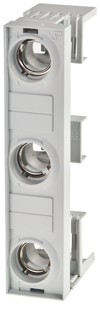 5SG6208 NEOZED, base portafusibles, D02, 3 polos, 63 A, Un AC: 400 V, Un DC: 250 V