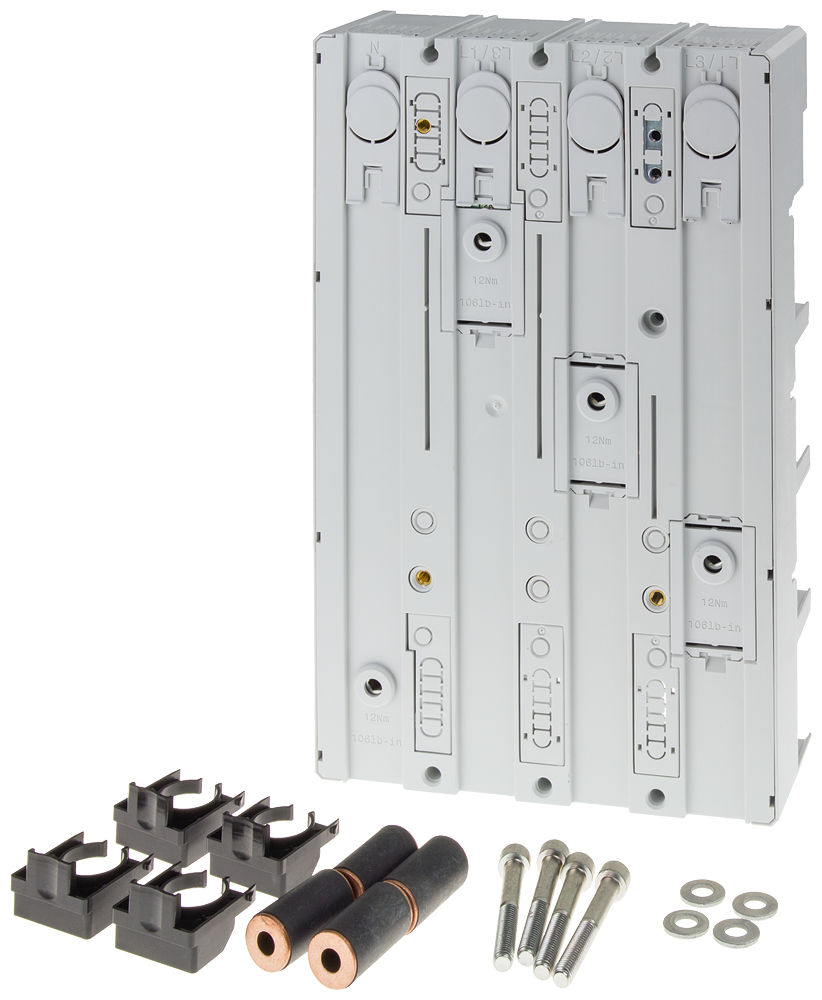 8US1313-4AM04 Adaptador de aparato MCCB, 4 polos, 590 A para 3VA24, elementos de conexión