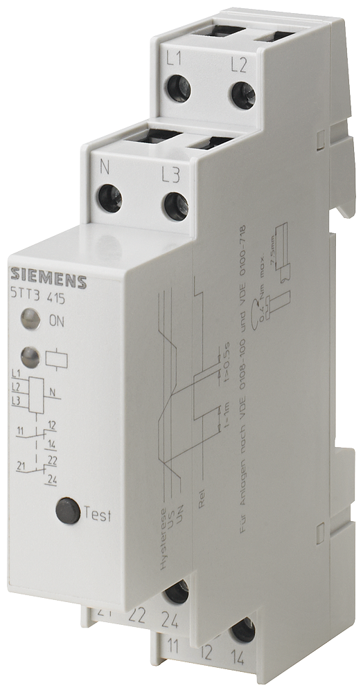 5TT3415 Relé vigil.1,2,ó 3 fases neutr