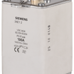 3NE1222-4 Cartucho fusible PV, con contactos de cuchilla, NH1, In: 125 A, gPV, Un DC: