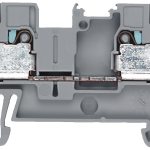8WH6000-0AG00 Borne de paso, 4 mm2, 6,2 mm de ancho, gris