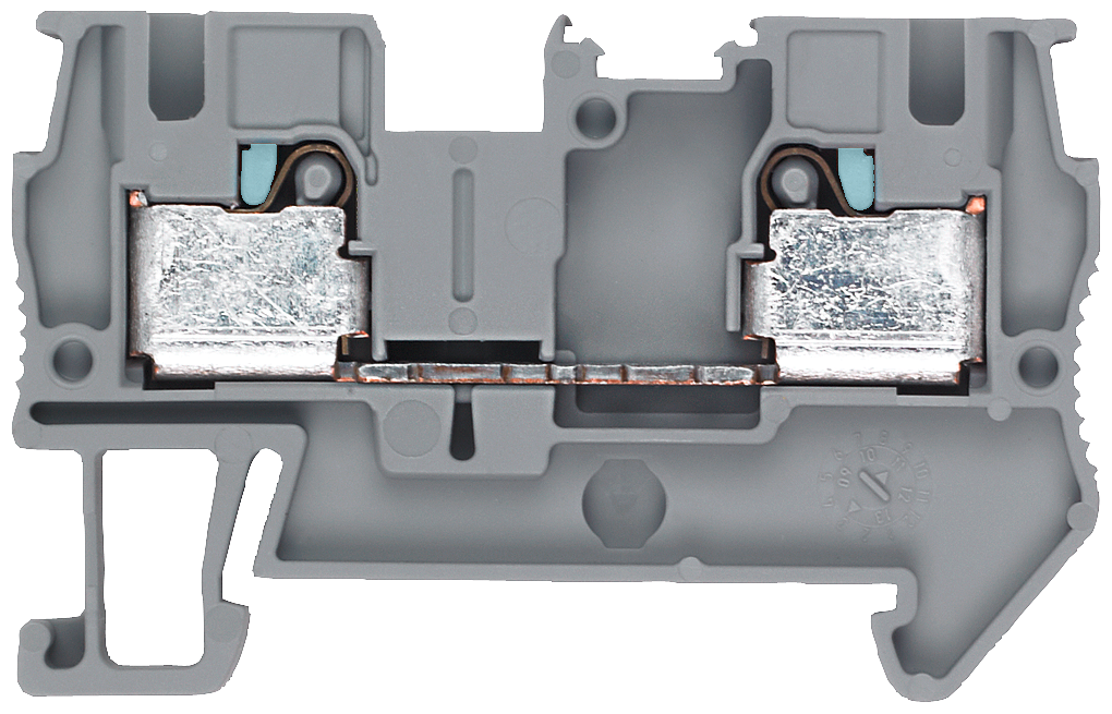 8WH6000-0AG00 Borne de paso, 4 mm2, 6,2 mm de ancho, gris