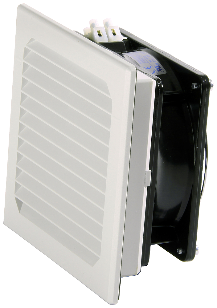 8MR6423-5LV25 Ventilador con filtro, recorte: an: 125 mm, al: 125 mm, RAL 7035, IP54