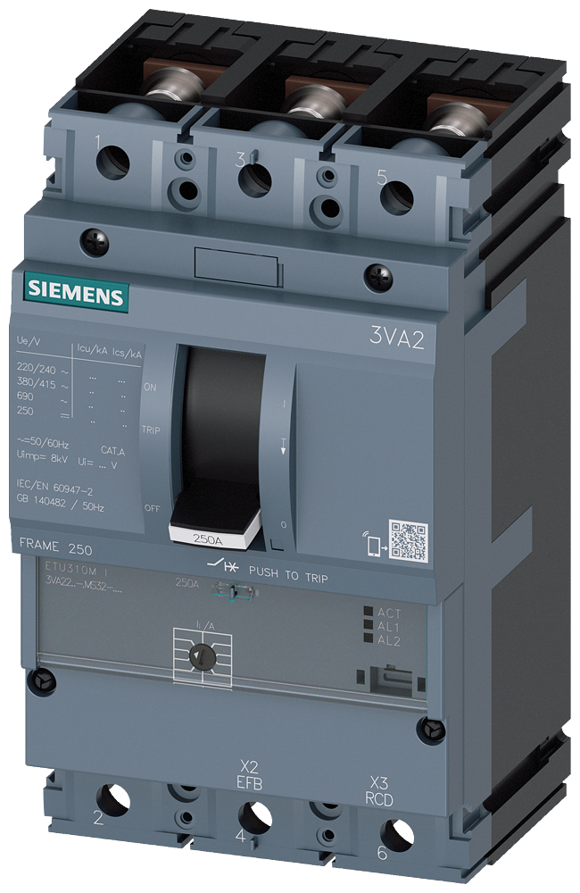 3VA2216-7MS32-0AA0 Interruptor automático 3VA2 IEC