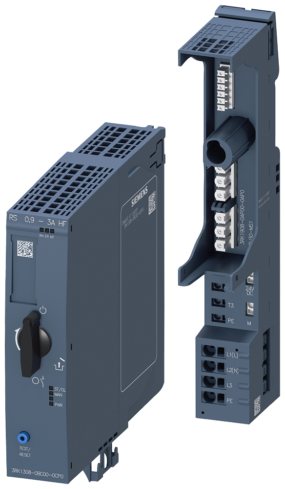 3RK1908-1SK00 ET 200SP MS, kit de iniciación con arrancador inversor 0,9 A - 3 A, BaseUnit, mó