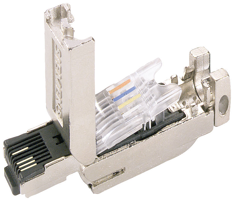 6GK1901-1BB10-2AB0 10Ud.Conector Ethernet RJ45 180º 10/100 Mbits 2x2h