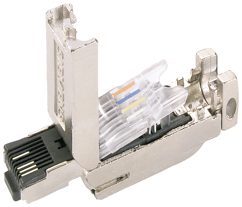 6GK1901-1BB10-2AE0 50Ud.Conector Ethernet RJ45 180º 10/100 Mbits 2x2h