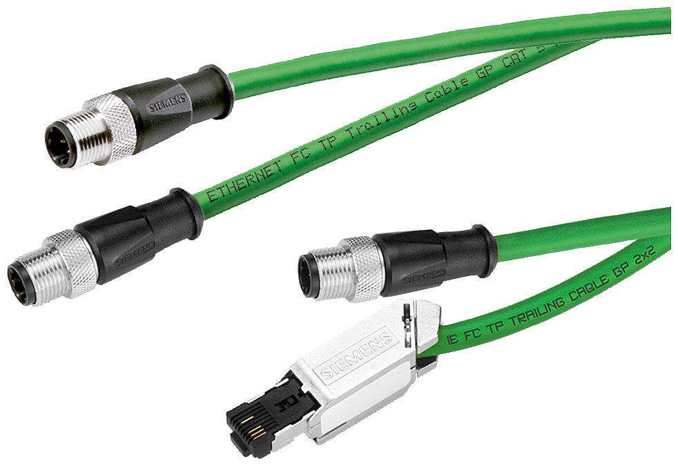 6XV1871-5MH50 IE Connecting Cable M12-90/IE FC RJ45 Plug-180; IE FC Trailing Cable GP preconfe