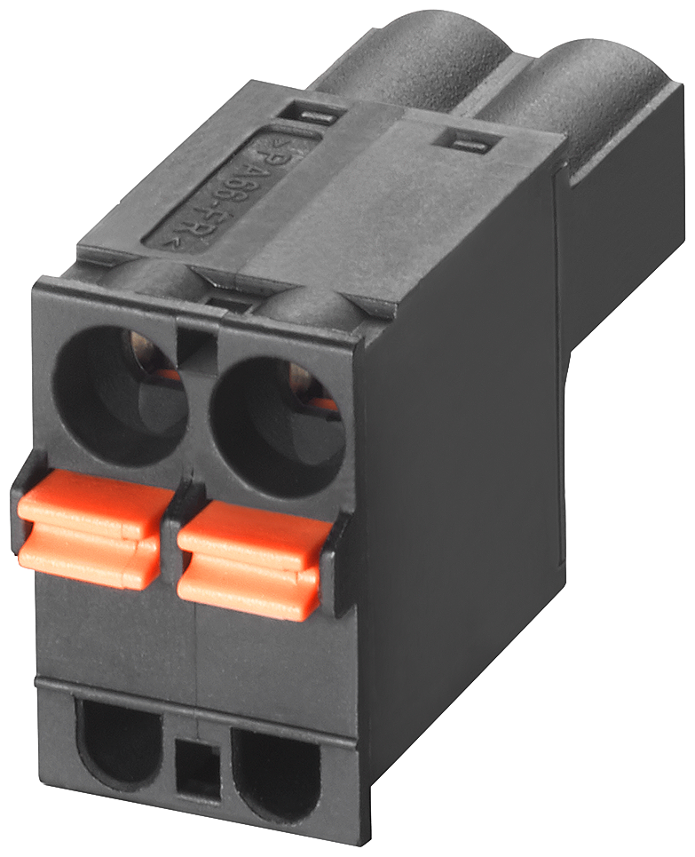 6GK5980-0BB10-0AA5 Regleta de bornes de resorte para SCALANCE X/W/S/M, 2 polos para alimentación, 2
