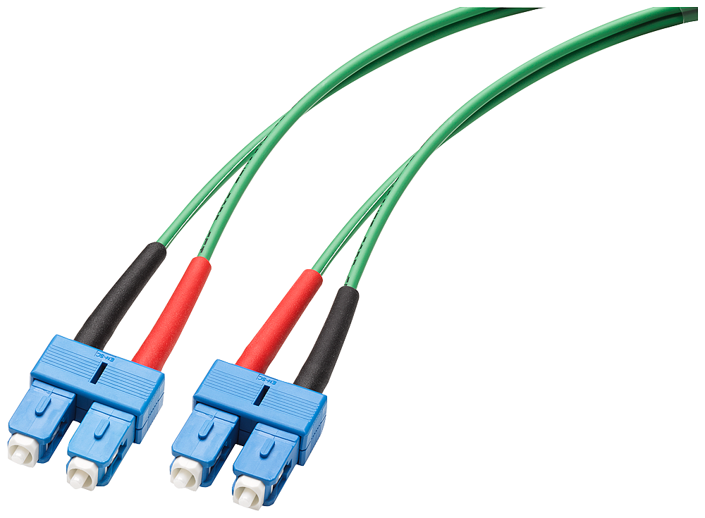 6XV1843-5FH10-0CC0 SM FO Cord SC/SC; 9/125, confeccionado con 2 x 2 conectores SC conectores dúplex