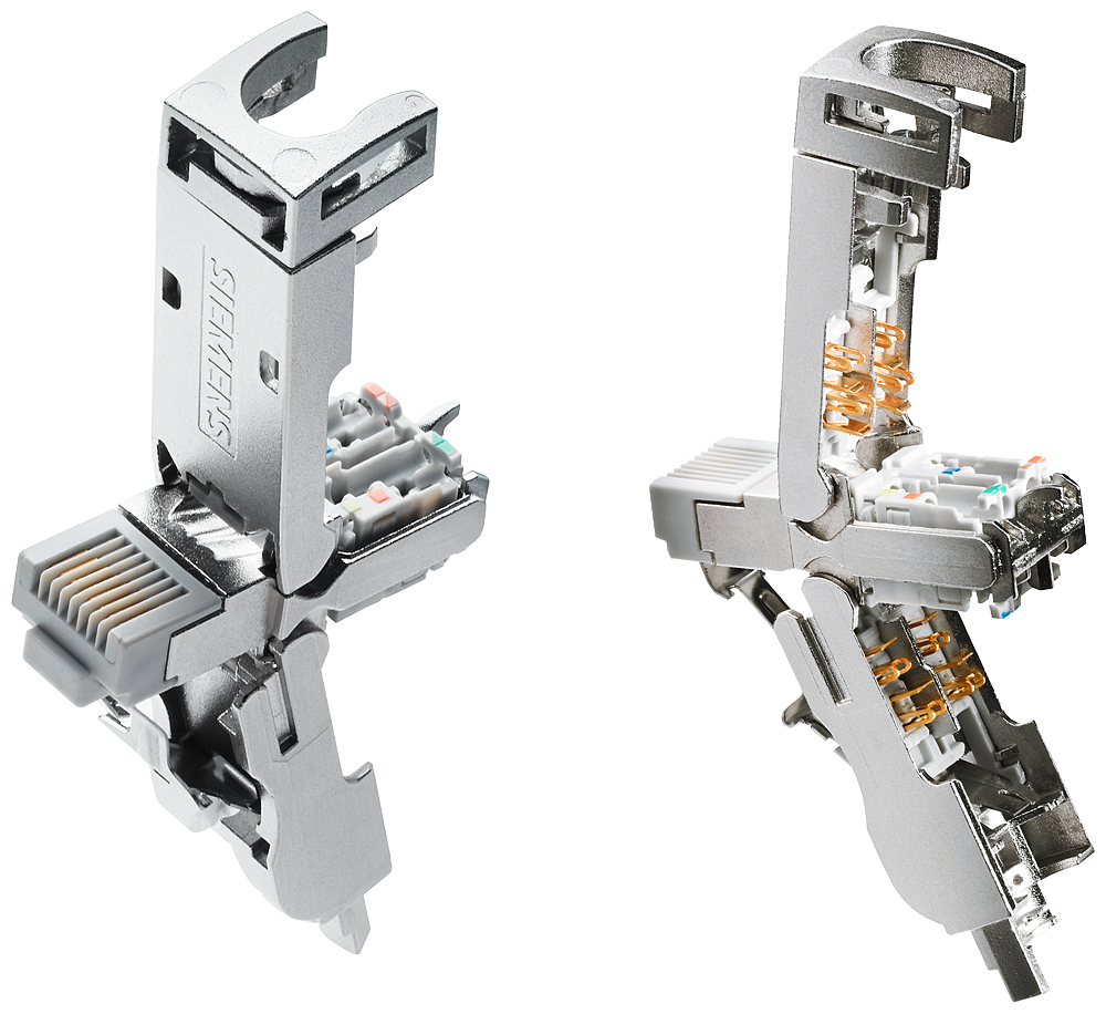 6GK1901-1BB12-2AE0 IE FC RJ45 Plug 180 4x2, conector RJ45, CAT6A, sistema de conexión FC, 50 uds.