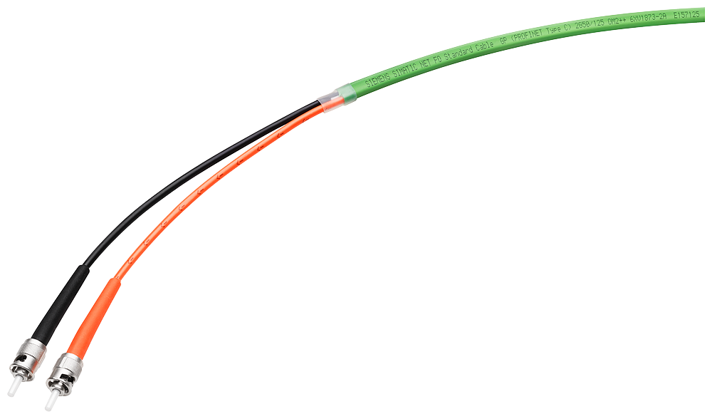 6XV1873-3DN10 FO Trailing Cable GP 50/125/1400 (OM 2), vidrio, MM, 2 × 2 ST, PVC, 10 m