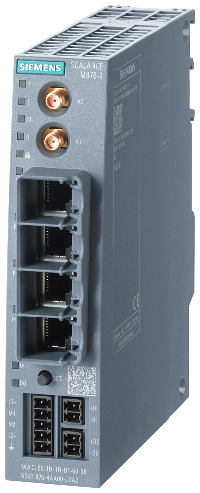 6GK5876-4AA00-2DA2 SCALANCE M876-4 (NAM), router 4G (Ethernet &lt;-&gt; 4G), VPN, firewall, NAT