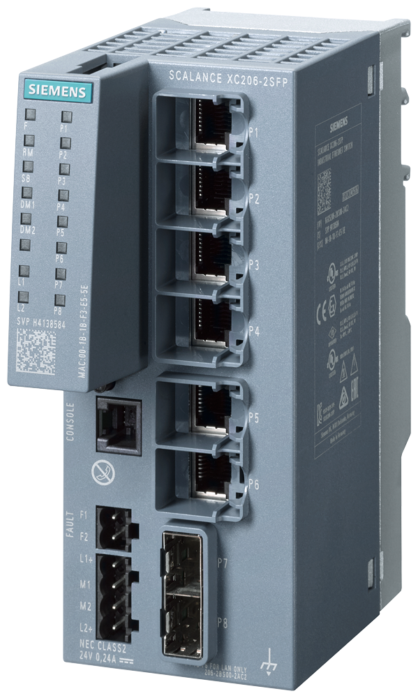 6GK5206-2BS00-2AC2 XC206-2SFP SWITCH gestionable 6xRJ45 10/100Mbits/s