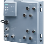 6GK5208-0HA00-2TS6 SCALANCE XP208 (EIP), managed IE Switch, 8x 10/100 Mbits/s puertos M12, IP65, di