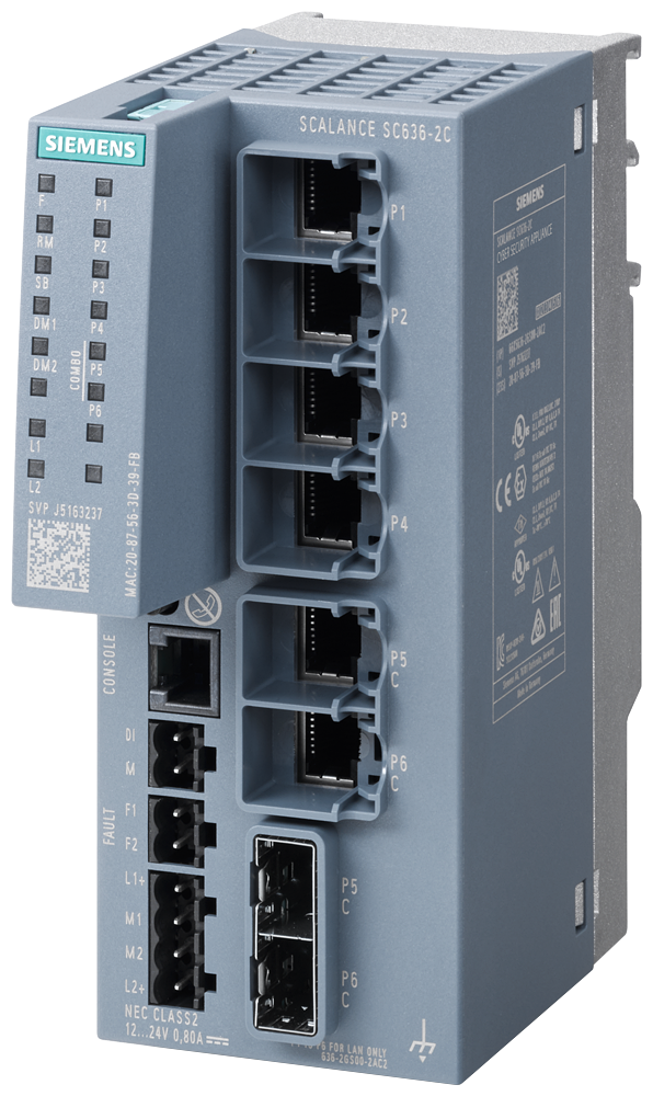 6GK5636-2GS00-2AC2 SC636-2C dispositivo seguridad p/equipos y redes