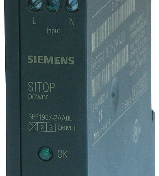 6EP1967-2AA00 Limitador de corriente de cierre SITOP Balasto para SITOP fuentes de alimentació