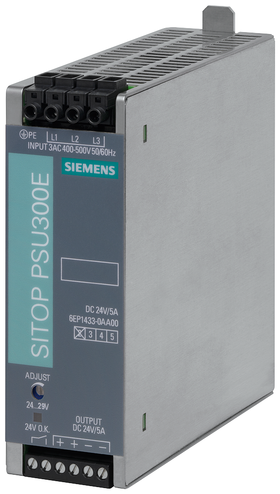 6EP1433-0AA00 SITOP PSU300E 24 V/5 A Fuente de alimentación estabilizada entrada: 3 AC 400-500