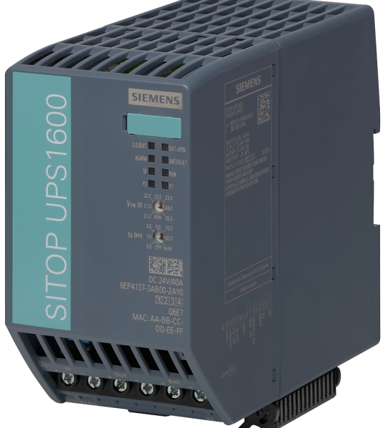 6EP4137-3AB00-2AY0 SITOP UPS1600 24V/40A ETHERNET/PROFINET