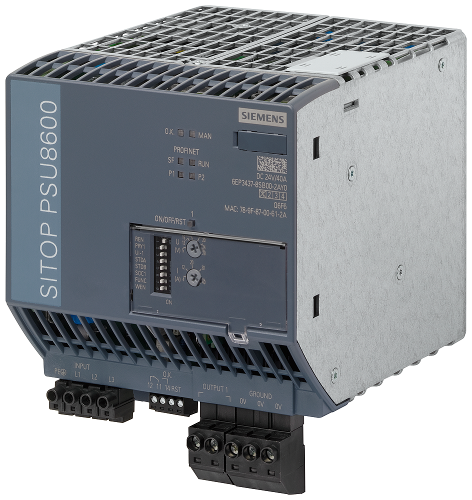 6EP3437-8SB00-2AY0 Fuente alimentación PSU8600 40A AC3x500/24VDC