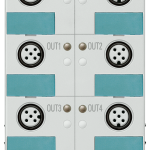 3RK1400-1CR00-0AA3 Módulo compacto AS-i, IP68, digital, 4E/4S, 4 × 1 entr., máx. 200 mA