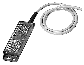 3SE6604-2BA10 Interruptor magnético, bloque de contactos, 25 × 88 mm, 2 NC, cable conexión 10 