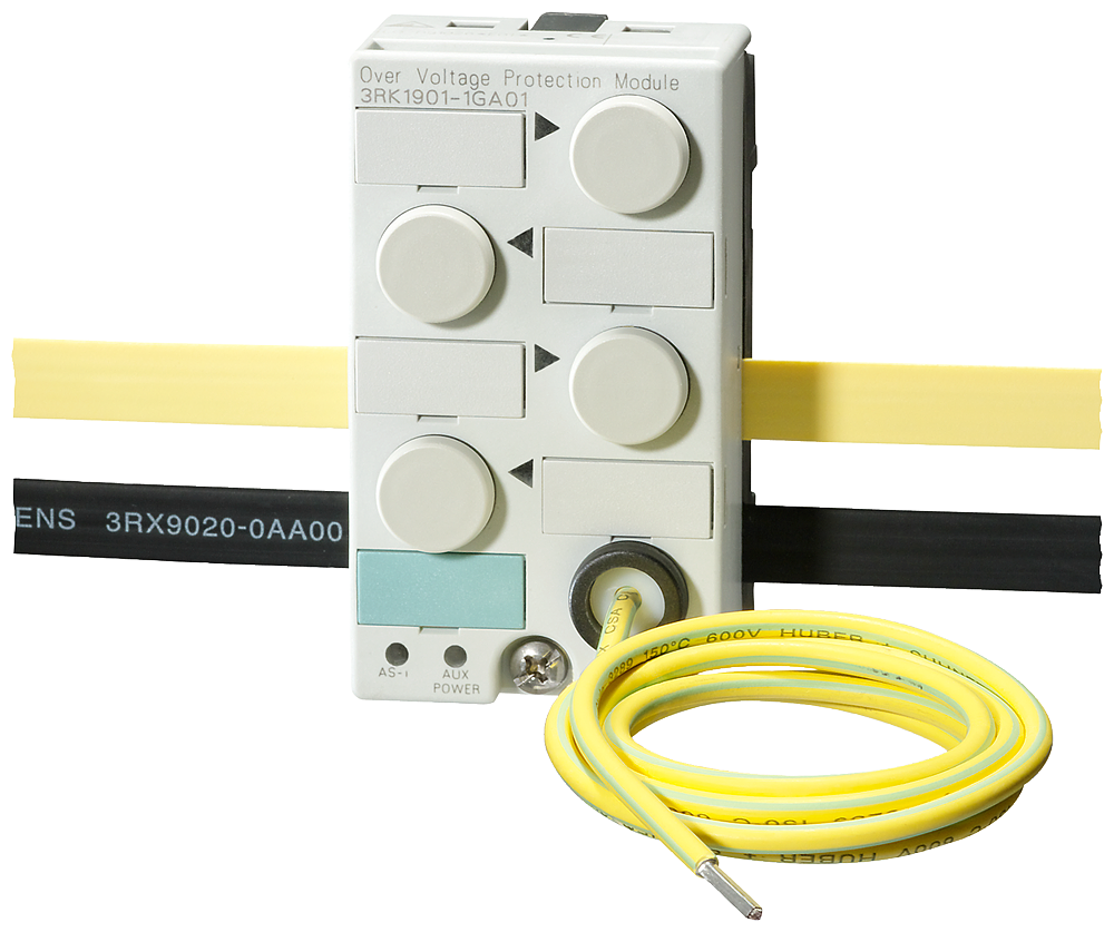 3RK1901-1GA01 Módulo de protección contra sobretensiones AS-i, para zona de protección contra 