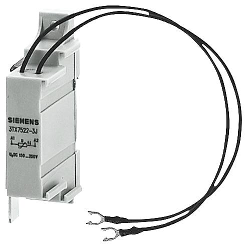 3TX7522-3R Limitador de sobretensión, elemento RC, 24-48 V AC/24-70 V DC