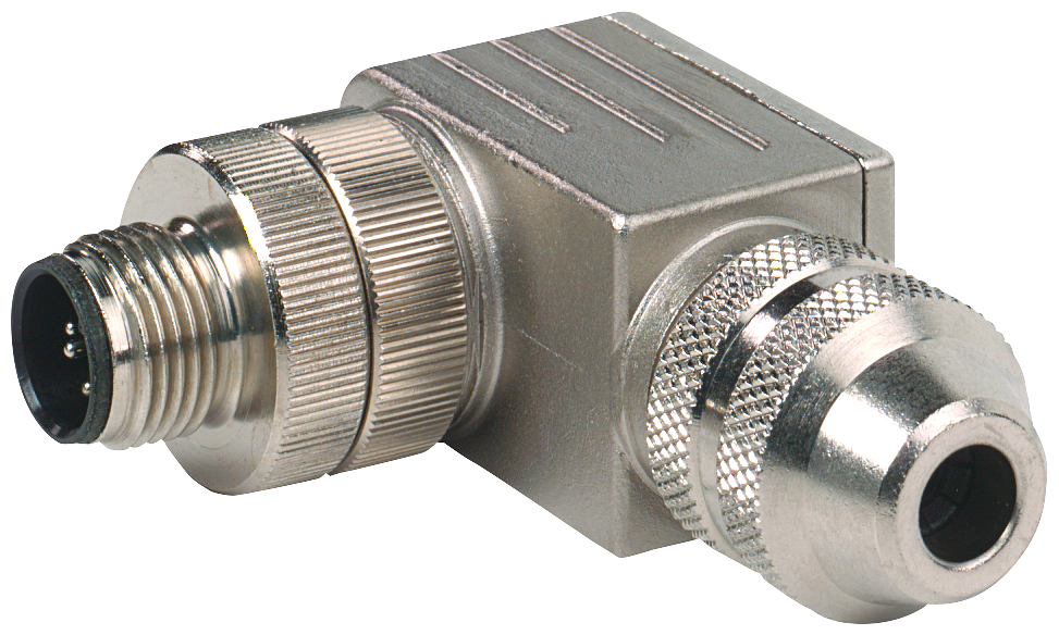 3RK1902-1BA00 Conector M12, PROFIBUS, acodado, 5 polos, con codificación B, bornes de tornillo