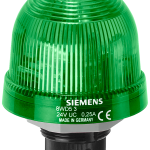 8WD5300-1AC Lámpara emp.VERDE permanente 12-230VAC/DC 70mm