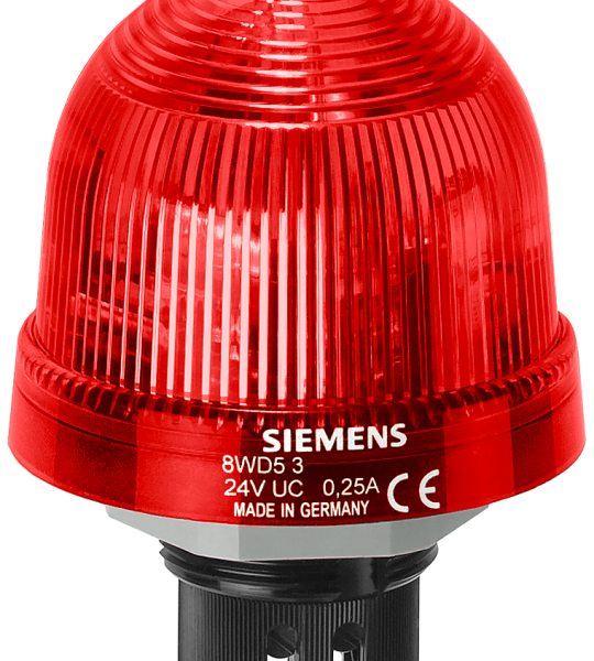 8WD5320-5DB Lámpara incorporada luz giratoria, LED, 24 V, roja