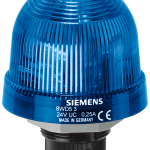 8WD5320-5DF Lámpara incorporada luz giratoria, con LED integrado, azul, 24 V AC/DC