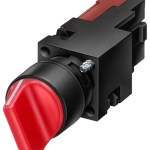 3SB2210-2DB01 Selector, 16 mm, redondo, plástico, negro