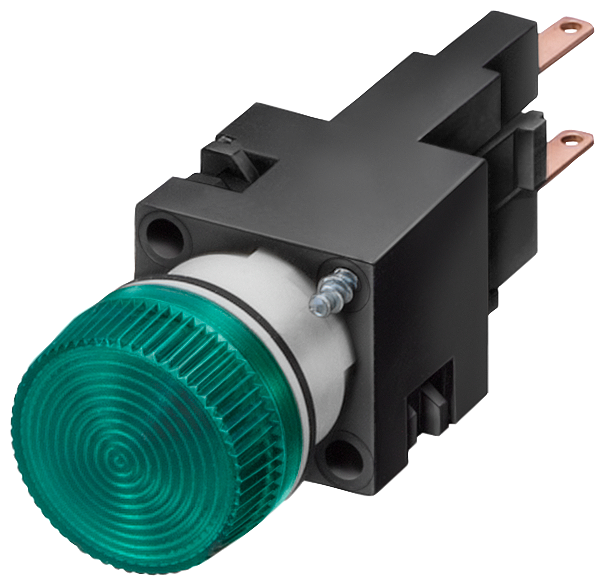 3SB2204-6BD06 Lámpara de señalización, 16 mm, redonda, plástico, amarilla