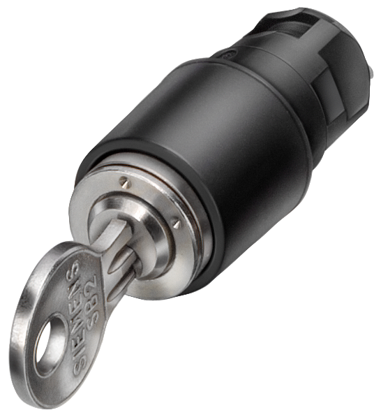 3SB2000-4MA01 Interruptor de llave CES, 16 mm, redondo, plástico