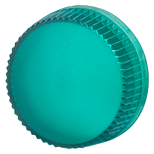 3SB2910-1BE Lente, verde, lisa, inscripción con caperuza interna