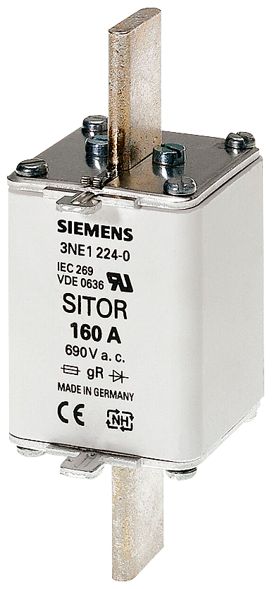 3NE1227-0 Fusible NH1 250A gS SITOR 690VAC / 250VDC