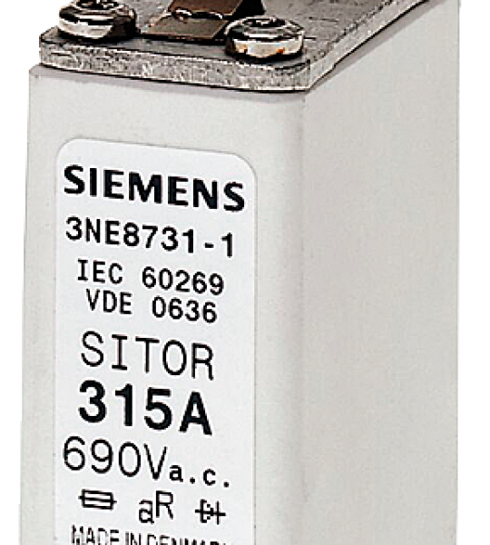 3NE8731-1 Fusible c/lengüetas NH00 315A aR SITOR 690AC/440DC