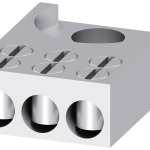 3NP1933-1BE10 Borne triple 3 × 2,5-16mm², para tamaño NH00, con conexión por tornillo, accesor