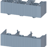 3NP1943-1CB00 Tapa cubrebornes, para tamaño NH1, accesorio